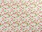 Preview: Patchworkstoff mit kleinen Erdbeeren auf weißem Hintergung